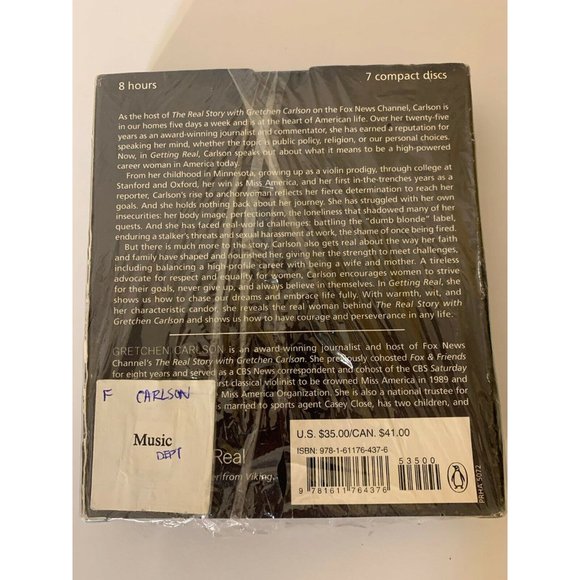 New Getting Real‎ by Carlson, Gretchen 8 Hours 7 Discs - Picture 6 of 6